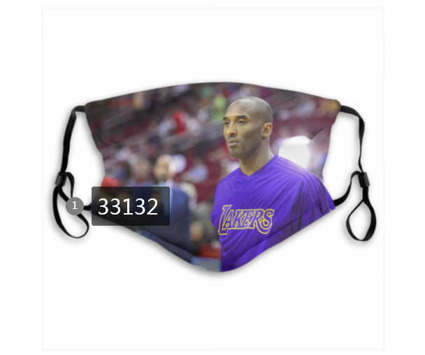 2021 NBA Los Angeles Lakers #24 kobe bryant 33132 Dust mask with filter